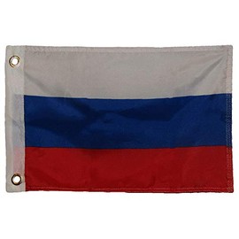 Trade Winds 12x18 12"x18" Russia Indoor/Outdoor Premium Quality Boat Grommets Flag Premium Fade Resistant