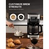 SHARDOR 10-Cup Programmable Coffee Maker, Regular & Strong Brew Drip
