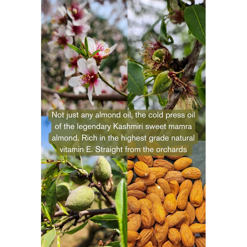 Generic Mamra Almond Oil With Geranium Orange Essential Oils. cold
