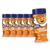 Nacho Cheddar Popcorn Seasoning 6 Jars Pack Low Sodium Gluten