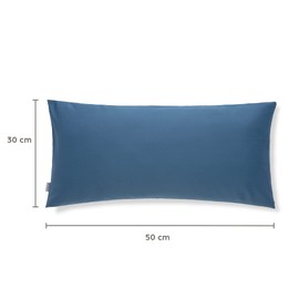 Flowen Pillow Covers, Decorative Pillows for Sofa/Bed, Premium Cotton Sateen, Super Soft Fabric, Resistant, Hypoallergenic, Anti-Dust Mite Fabric, with Concealed Zip, Fully Washable, 30 x 50 cm, Set