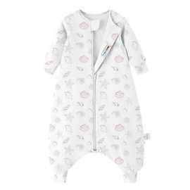 kaiya baby Unisex Toddler Sleep Sack with Feet 1.0 Tog Split Legs Sleep Sack 3T-4T, Sleep Bag Walker, Gifts for Boys & Girls,Dusty pink