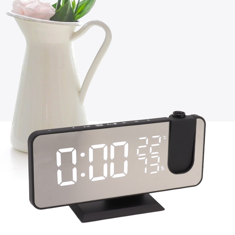 FM Radio LED Digital Smart Alarm Clock LED Digital Projection