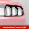KAKABAS Tail Light Cover Trim Frame, Carbon Fiber Protective Frame