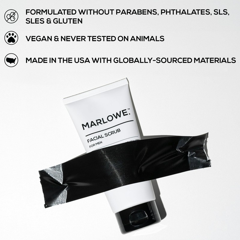 MARLOWE. MARLOWE. Men's Face Wash & Scrub Bundle C Daily