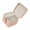 Travel Jewelry Box Organizer Small Portable Storage Case 2 Layer