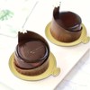 Cameste 3.5-Inch Mini Cake Boards, 100 Pcs Gold Cupcake Liners,