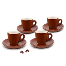 Cuisinox CUP-466BR Brown Espresso Cups,Set of 4