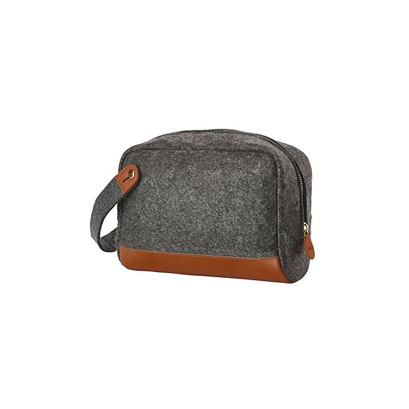 Bag – Mens – Felt Grey and Brown