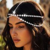 Yean Sequins Boho Headband Gold Head Pieces Goddess Headpiece for