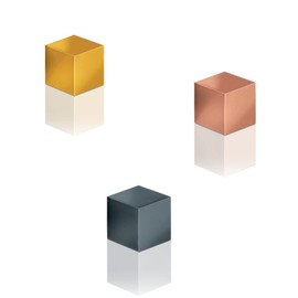 SIGEL BA724 Cube Design Anodised Aluminium Neodymium Magnets 11x11x11mm SuperDym for Glass Magnetic Boards and Glass Whiteboards