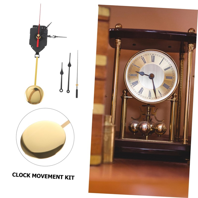 LALAFINA 1 Set Quartz Clock Movement Replacement Mechanism with Hands