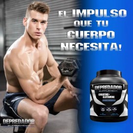 Creatina + Glutamina Depredador 1kg Varios Sabores