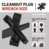 Ximoon 6 Way Cleanout Plug Wrench Replacement for Pasco J40042