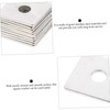 OUNONA 10 Pack Square Washers Set Flat Stainless Steel Washers