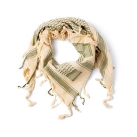 ROCK DADDY Estd 2000 ROCK HARD CLOTHING Scarf, Headscarf, Shemagh, Palestinian Keffiyeh, Tactical Arabic Arafat Scarf, Triangular Scarf, Palestinian PLO, 100% Cotton, Camouflage green/brown