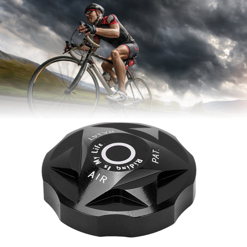 SUNGOOYUE Bike Valve Cover, Aluminium Alloy MTB Front Fork Caps
