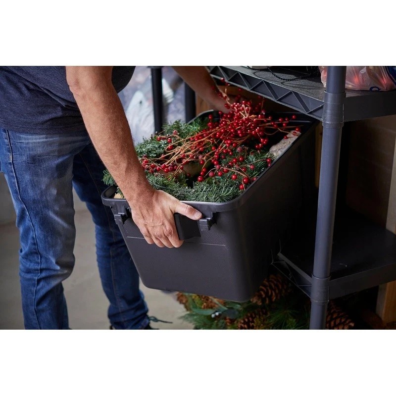 Unbranded Durable Lockable Storage Trunk 14 Gallon Outdoor Gear Portable