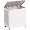 HAIXIN HOME Rolling Laundry Hamper with Lid, 130L Large Capacity