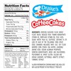 Drake’s Coffee Cakes with Cinnamon Streusel Topping, 48 Individually Wrapped