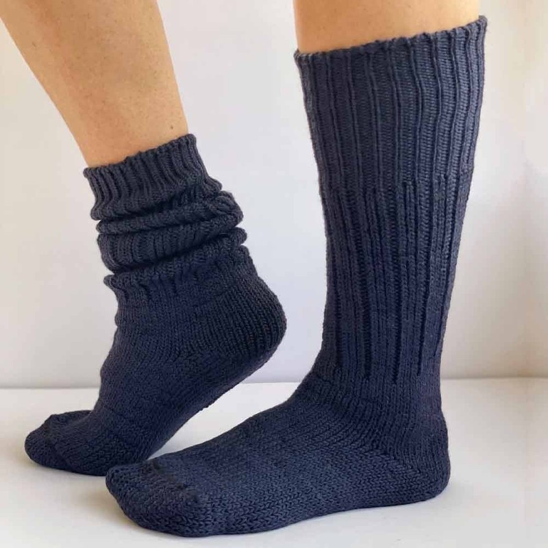 Mongrel Socks Tough Mongrel Socks - Denim, L