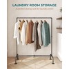 OROPY Industrial Pipe Clothing Rack Free Standing, Heavy Duty Detachable