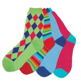 Foot Traffic Women's Novelty Socks, Cute Funny Colorful Socks for Women, Sizes 4–10