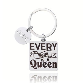 Mom Christmas Xmas Gifts for Mama Mother Birthday Gifts for Mom Retirement Gifts for Mother Every Mom is a Queen Keychain Gifts for Mom From Son Daughter Bouns Mom Stepmother Gifts for Women