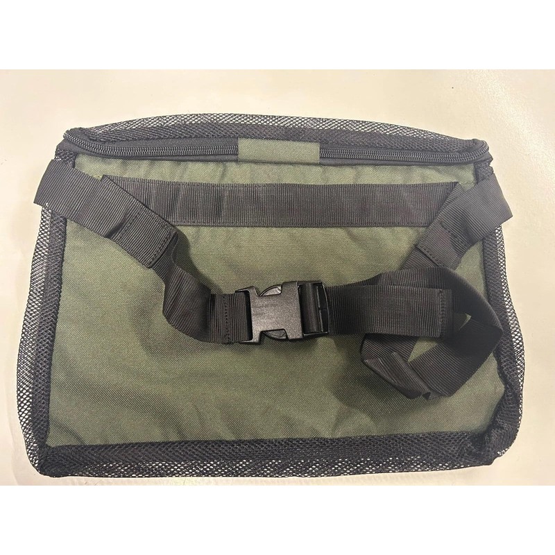 TMC Boilie Caddy Bait Bag, Black Mesh, Adjustable Strap, Carp