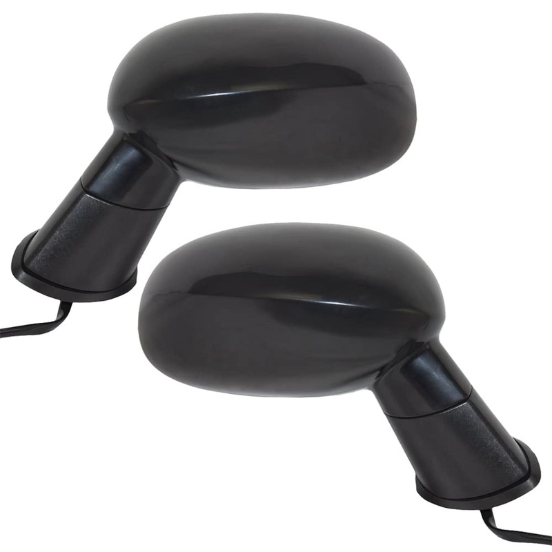 Replacement Pair Set Power Side View Mirrors Heated Compatible with