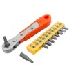 Bestgle Mini Ratchet Wrench with 10Pcs Screwdriver Bits Set, Right