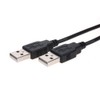 USB 2.0 Type Cable A Male to A Male Black/White