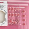 24 Piezas de Uñas Postizas a Presión, Uñas Falsas Cuadradas