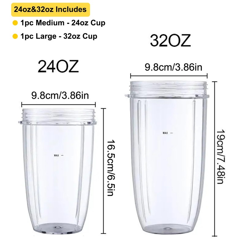 Replacement Accessories for Nutribullet Spare Parts,for Nutri Bullet Blades Cup