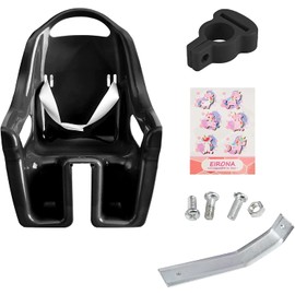 EIRONA - Asiento de bicicleta para niñas, silla de muñeca para bicicleta de 12, 14, 16, 18, 20 pulgadas, accesorios de bicicleta para niños, para muñecas, color negro