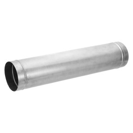 PATIKIL 5" Inch Stove Pipe, 24" Inch Stainless Steel Single Wall Wood Burning Pipe, Furnace Chimney Pipes for Grill, Gas Stoves, 20 Gauge