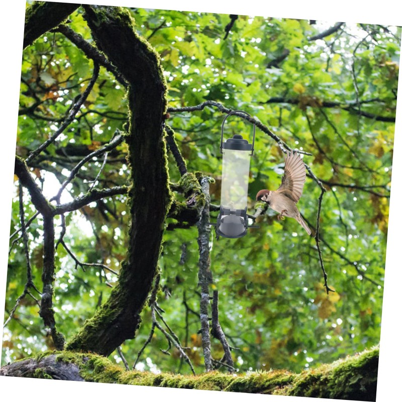 ORFOFE Outdoor Hanging Bird Feeder Large Capacity Garden Feeder for
