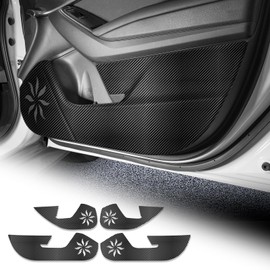 KUNGKIC para 2023 2024 2025 Subaru WRX VB S4 STI - Adhesivos protectores para puertas de coche, calcomanías interiores, accesorios de protección para interiores, 2 unidades, patrón de fibra de carbono