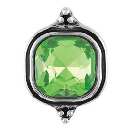 Ginger Snaps Petite Hattie LT Green Snap GP05-99 Interchangeable Jewlery Snap