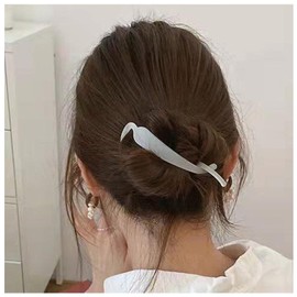 Allereya Banana Hair Clip Hair Clip French Banana Hair Holder No Slip Banana Clip Minimalist Banana Ponytail Hair Holder Decorative Hair Accessories for Women and Girls Gifts