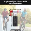Velo-Tool™ CO2 Inflator Bike Pump – Premium Black/Red Silver/Red Quick