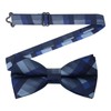 Luckyvestir Men's Plaid Bow Tie, Pre-Tied, Adjustable, Wedding, Tuxedo, Party