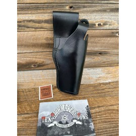 Tex Shoemaker Black Leather Border Patrol Revolver Holsters For S&W K L  - Right Draw K Frame