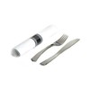 EMI Yoshi EMI-GWFKN Glimmerware Salad Fork-Dinner Knife Rolled Cutlery Kit