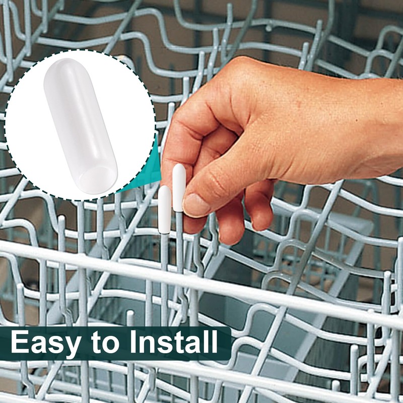 OIIKI 150 PCS Dishwasher Rack Repair, 1 Inch Dishwasher Rack