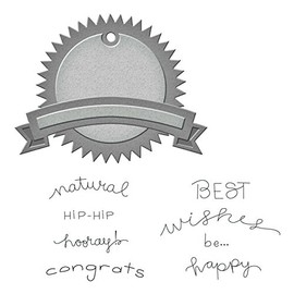 Spellbinders SDS-009 Happy Times Stamp and Die Set