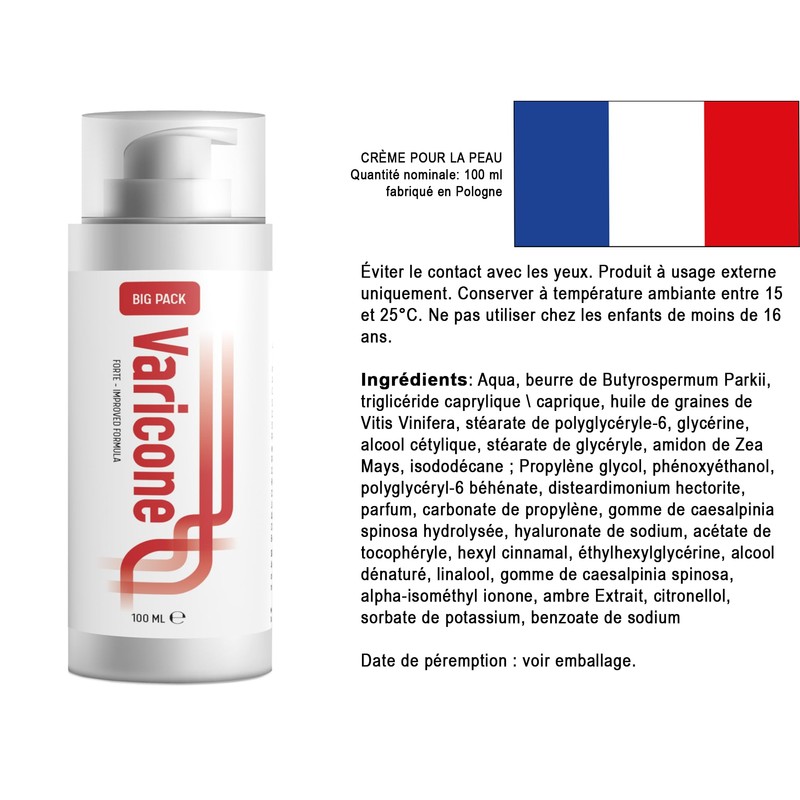 Creme Varicone Forte - 200 ml (2 x 100 ml)