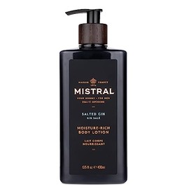Mistral Men's Moisture-Rich Body Lotion, Salted Gin, 13.5 Fl Oz