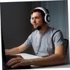 VICASKY 3pcs Wired Headset Microphone Noise Cancellation for Lectures Live