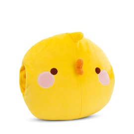 NICI Piu Piu Hand Muff 33 x 33 x 10 cm - Fluffy Children's Muff with Piu Piu Face for Girls, Boys & Babies, Hand Warmer Ideal for Cold Days - 61170, Yellow